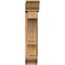 Ekena Millwork Balboa Traditional Smooth Bracket w/ Offset Brace, Western Red Cedar, 7 1/2"W x 26"D x 38"H BKT0806X26X38BOA01SWR - alternate 2
